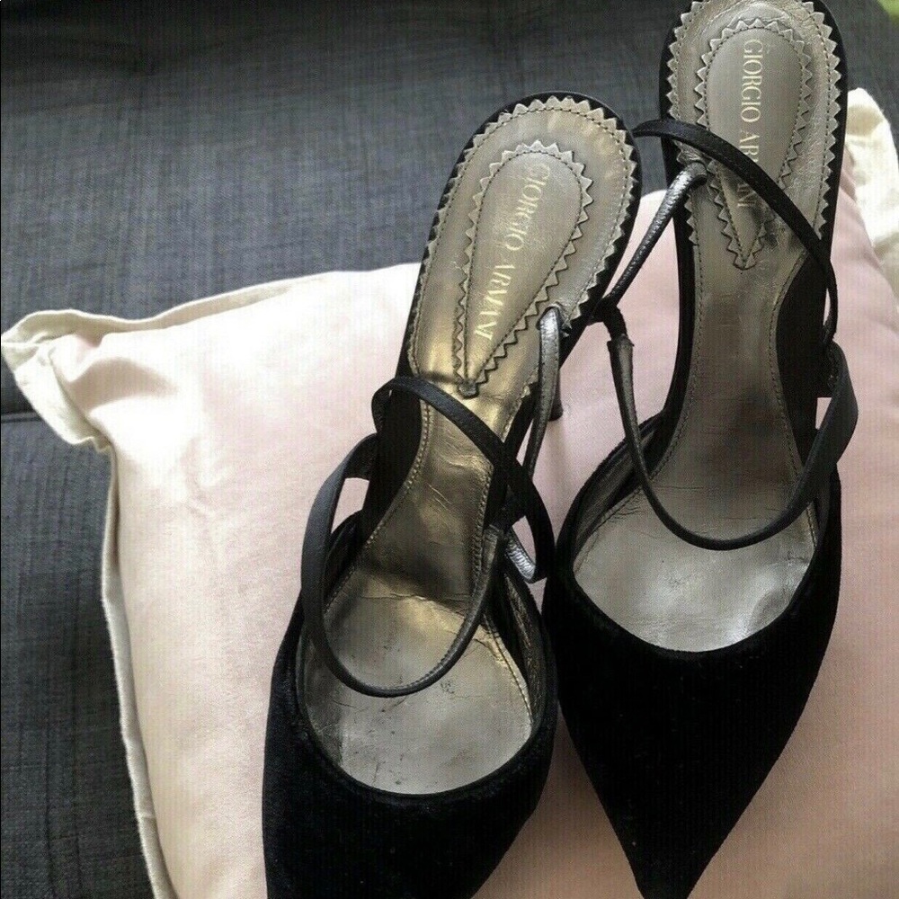 Genuine Giorgio Armani ranway collection shoes